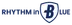 Rhythm IN BLUE logo